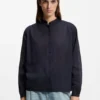 Relaxed-fit blouse in cotton muslin Relaxed-fit blouse in cotton muslin