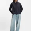 Relaxed-fit blouse in cotton muslin Relaxed-fit blouse in cotton muslin