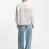 Relaxed-fit blouse in cotton muslin Relaxed-fit blouse in cotton muslin