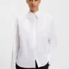 Relaxed-fit blouse in cotton poplin Relaxed-fit blouse in cotton poplin