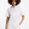 Relaxed-fit blouse in Oxford cotton