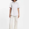 Relaxed-fit blouse in Oxford cotton
