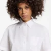 Relaxed-fit blouse in Oxford cotton