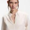 Relaxed-fit blouse in sandwashed silk Relaxed-fit blouse in sandwashed silk