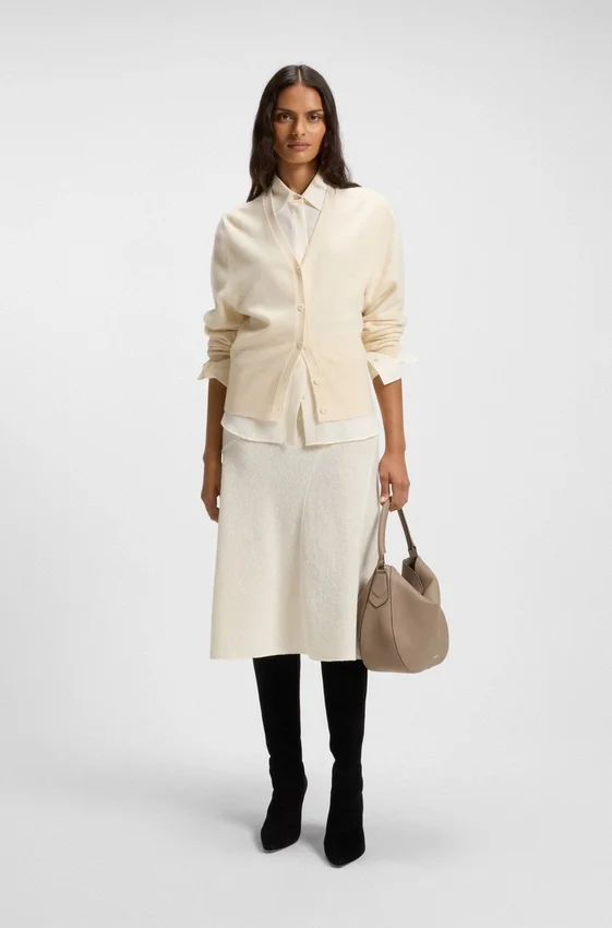 Relaxed-fit blouse in washed silk Relaxed-fit blouse in washed silk