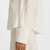 Relaxed-fit blouse in washed silk Relaxed-fit blouse in washed silk
