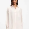 Relaxed-fit blouse with chest pocket Relaxed-fit blouse with chest pocket