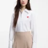 Relaxed-fit blouse with heart logo Relaxed-fit blouse with heart logo