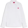 Relaxed-fit blouse with heart logo Relaxed-fit blouse with heart logo