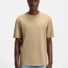 Relaxed-fit cotton-jersey T-shirt with logo print