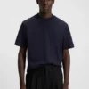 Relaxed-fit cotton-jersey T-shirt with logo print