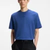 Relaxed-fit cotton-jersey T-shirt with logo print