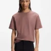 Relaxed-fit cotton-jersey T-shirt with logo print