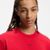 Relaxed-fit cotton-jersey T-shirt with logo print
