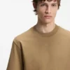 Relaxed-fit cotton-jersey T-shirt with logo print