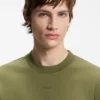Relaxed-fit cotton-jersey T-shirt with logo print