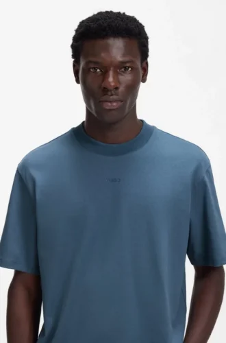 Relaxed-fit cotton-jersey T-shirt with logo print