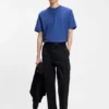 Relaxed-fit cotton-jersey T-shirt with logo print