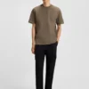 Relaxed-fit cotton-jersey T-shirt with logo print