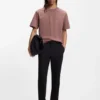 Relaxed-fit cotton-jersey T-shirt with logo print