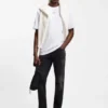 Relaxed-fit cotton-jersey T-shirt with logo print