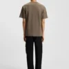 Relaxed-fit cotton-jersey T-shirt with logo print