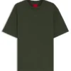 Relaxed-fit cotton-jersey T-shirt with logo print