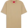 Relaxed-fit cotton-jersey T-shirt with logo print