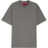 Relaxed-fit cotton-jersey T-shirt with logo print