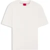 Relaxed-fit cotton-jersey T-shirt with logo print