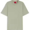 Relaxed-fit cotton-jersey T-shirt with logo print