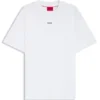 Relaxed-fit cotton-jersey T-shirt with logo print