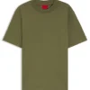 Relaxed-fit cotton-jersey T-shirt with logo print