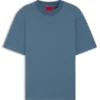 Relaxed-fit cotton-jersey T-shirt with logo print