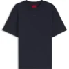 Relaxed-fit cotton-jersey T-shirt with logo print