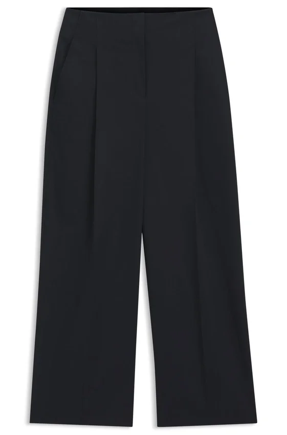 Relaxed-fit culottes in stretch cotton Relaxed-fit culottes in stretch cotton