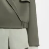 Relaxed-fit jacket in Japanese crepe