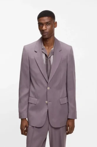 Relaxed-fit jacket in twill