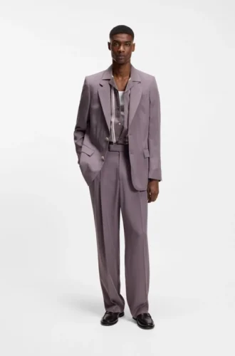 Relaxed-fit jacket in twill