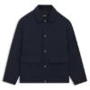 Relaxed-fit jacket in water-repellent peached fabric Relaxed-fit jacket in water-repellent peached fabric