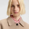 Relaxed-fit jacket with button front