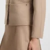 Relaxed-fit jacket with button front