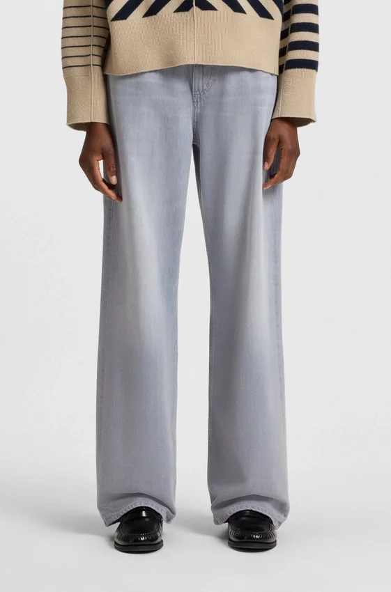 Relaxed-fit jeans in grey-blue denim Relaxed-fit jeans in grey-blue denim