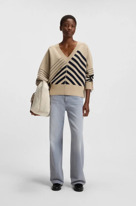 Relaxed-fit jeans in grey-blue denim Relaxed-fit jeans in grey-blue denim