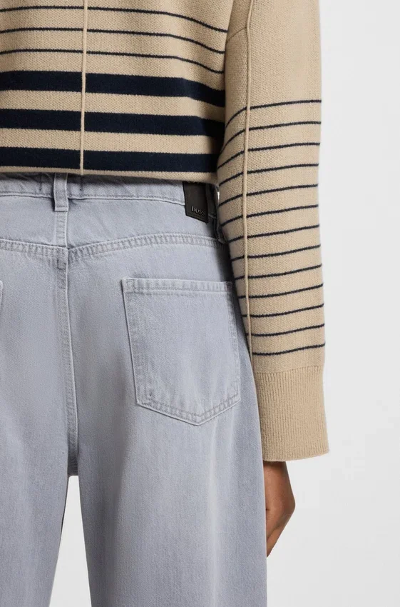 Relaxed-fit jeans in grey-blue denim Relaxed-fit jeans in grey-blue denim