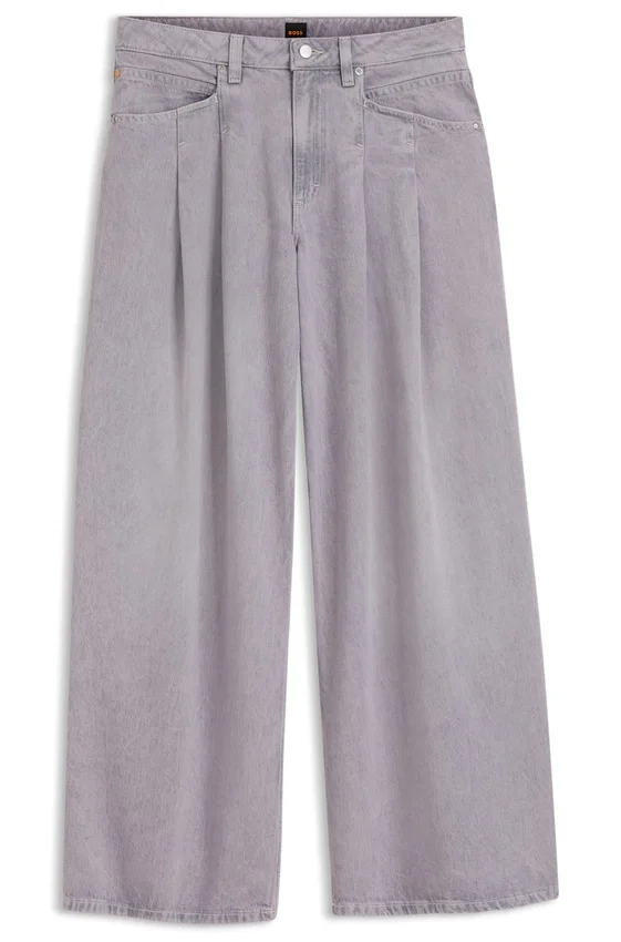 Relaxed-fit jeans with wide leg Relaxed-fit jeans with wide leg
