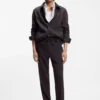 Relaxed-fit overshirt in a linen blend Relaxed-fit overshirt in a linen blend