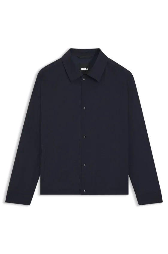 Relaxed-fit overshirt in a wool blend Relaxed-fit overshirt in a wool blend