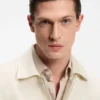 Relaxed-fit overshirt in Italian-made linen twill