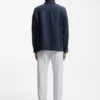 Relaxed-fit overshirt in Italian-made linen twill